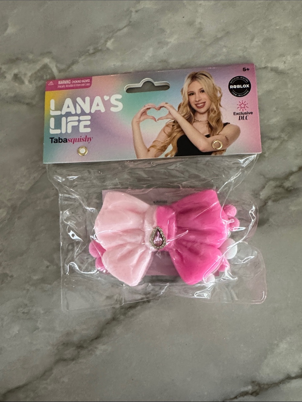 Lana's Life Pink Bow Taba squishy